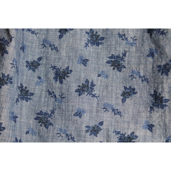 Reyn Spooner L/S Blue Floral Hawaiian Button Down Shirt Mens Small - Picture 6 of 6